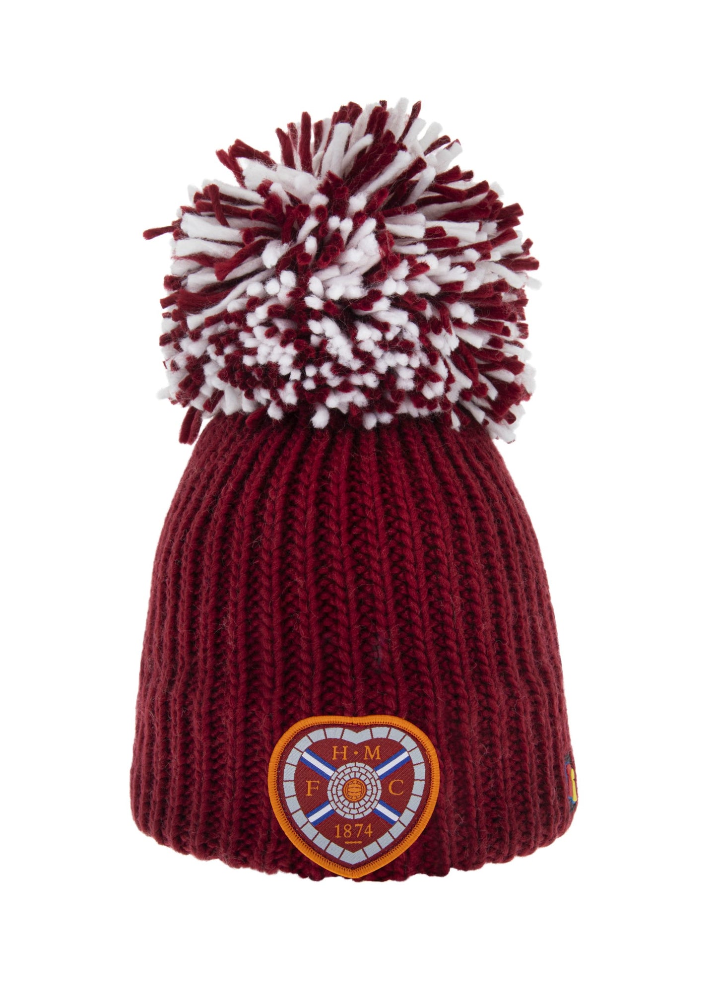 Hearts FC Burgundy Big Bobble Hat