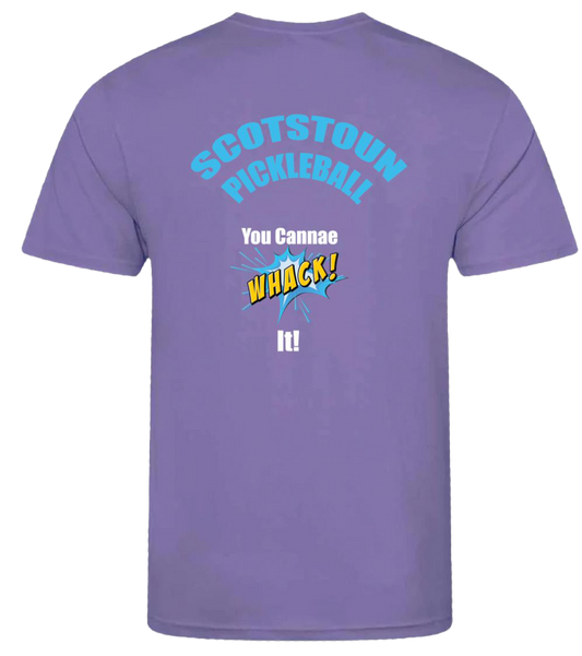 Scotstoun Pickleball Mens Digital Lavender T-Shirt