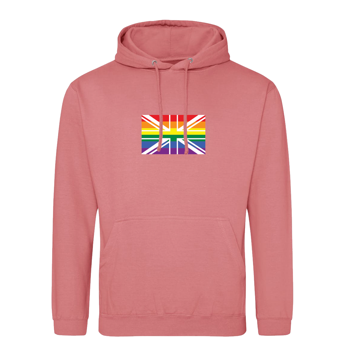 Rainbow Union Jack Hoodie