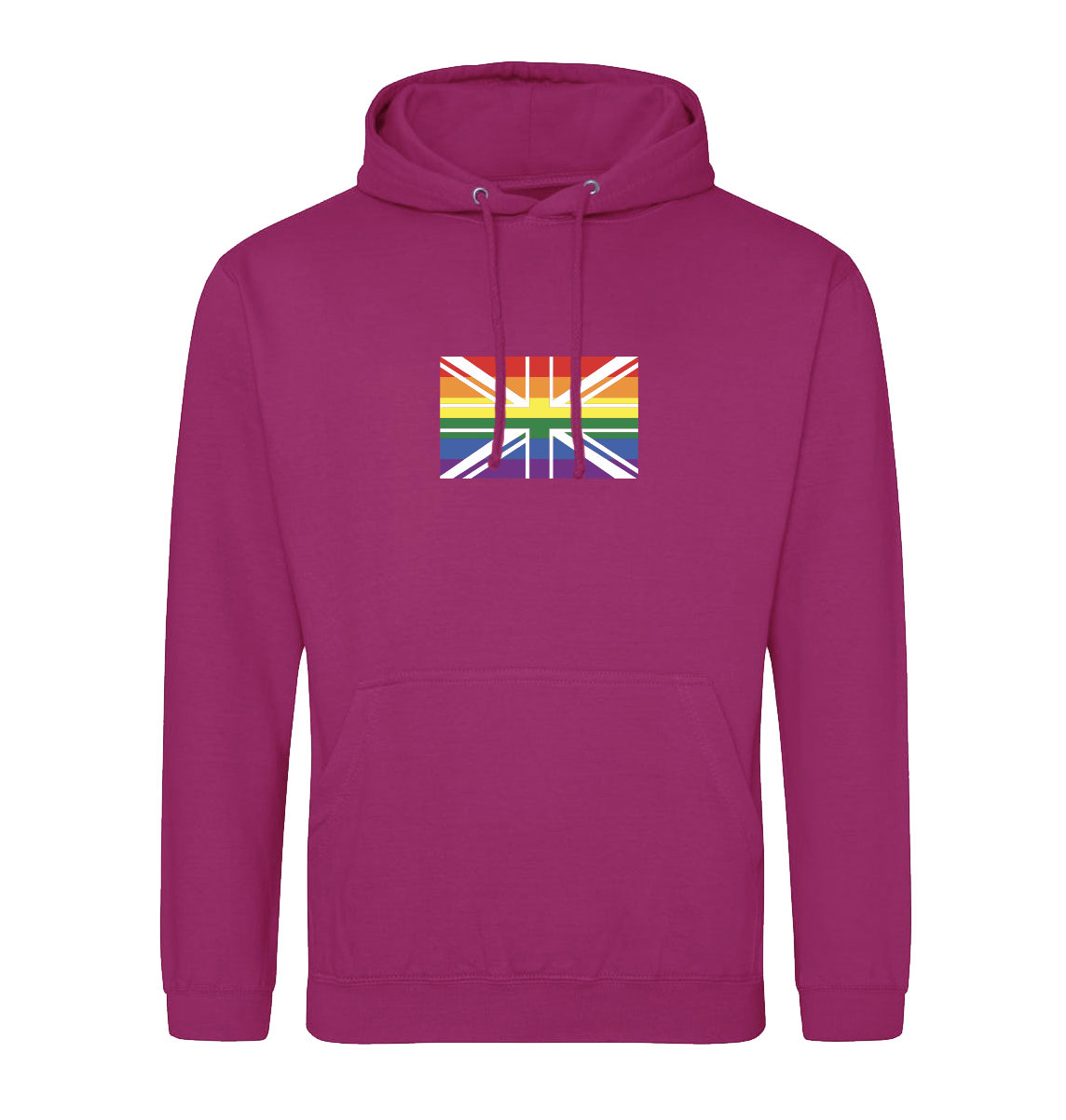 Rainbow Union Jack Hoodie