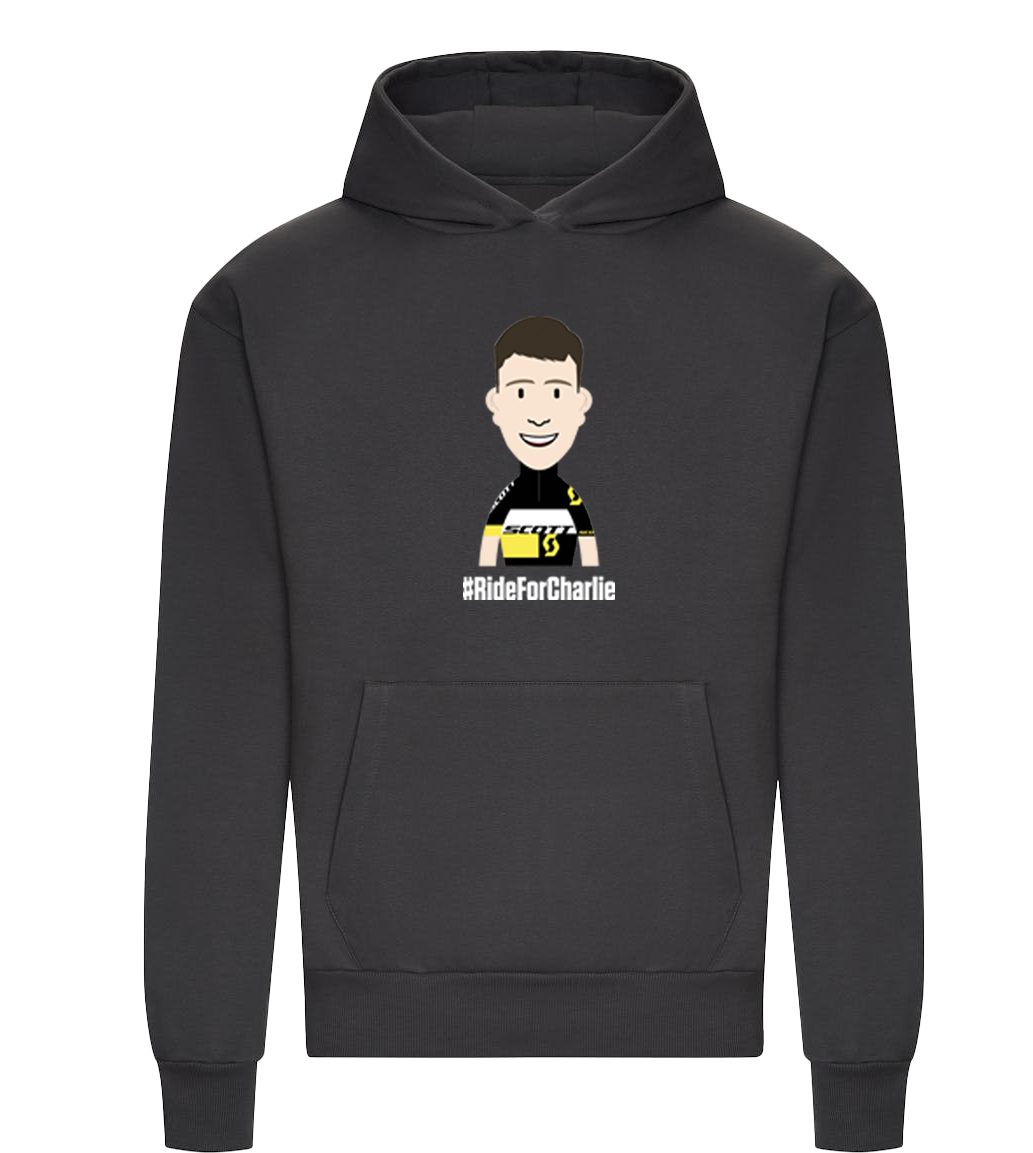 Ride For Charlie Grey Hoodie