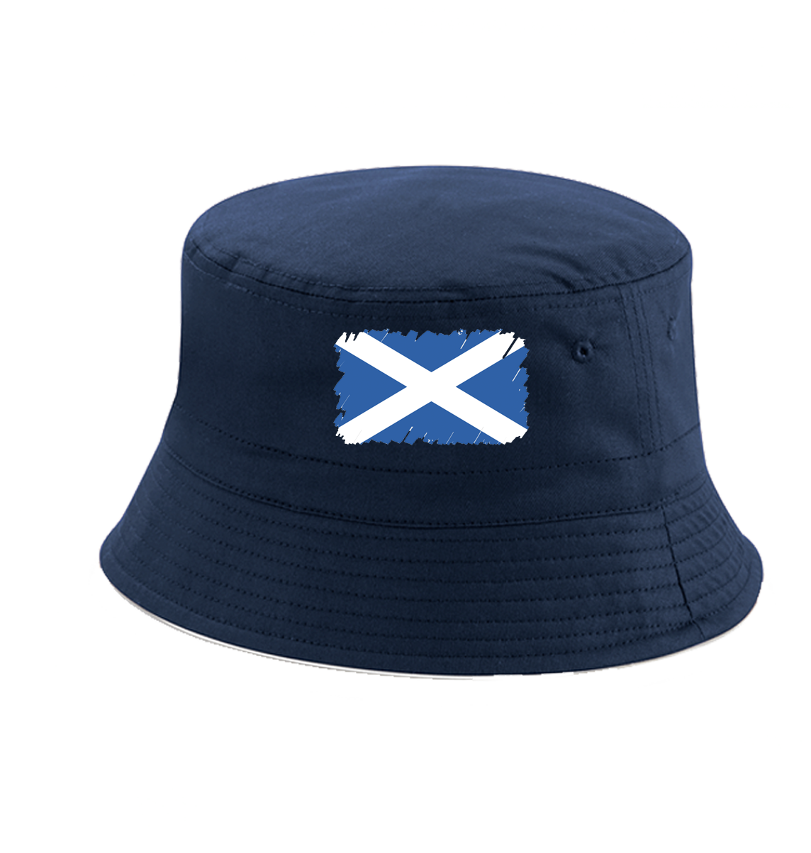 Adult Scottish Saltire Bucket Hat – Big Bobble Hats Ltd