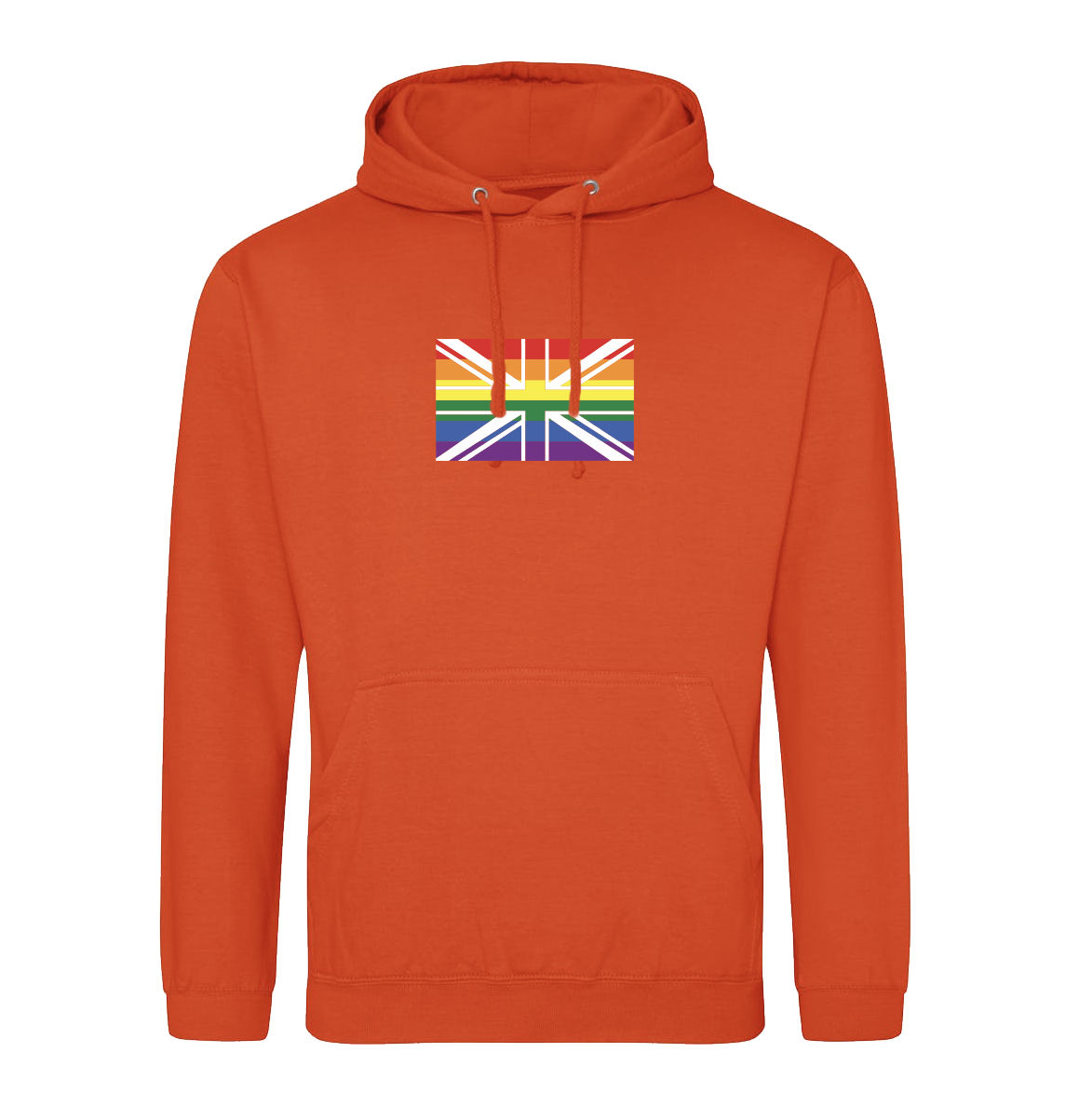 Rainbow Union Jack Hoodie