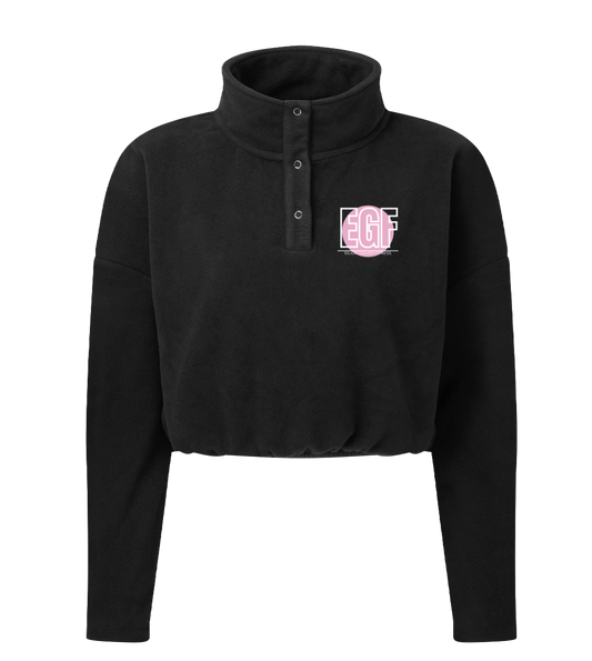 EGF Black Cropped Fleece