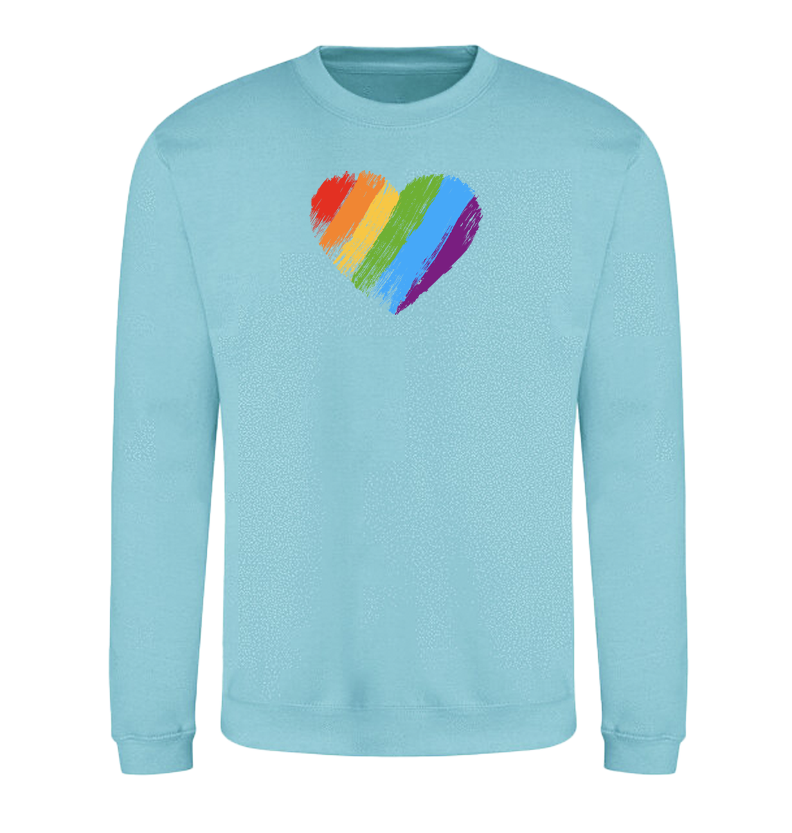 Rainbow Heart Sweatshirt