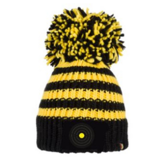 Black and Yellow Archery Big Bobble Hat