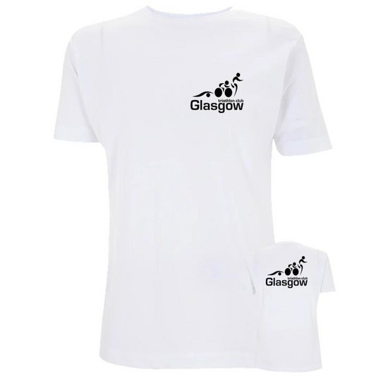 Glasgow Triathlon Club Technical White T-Shirt