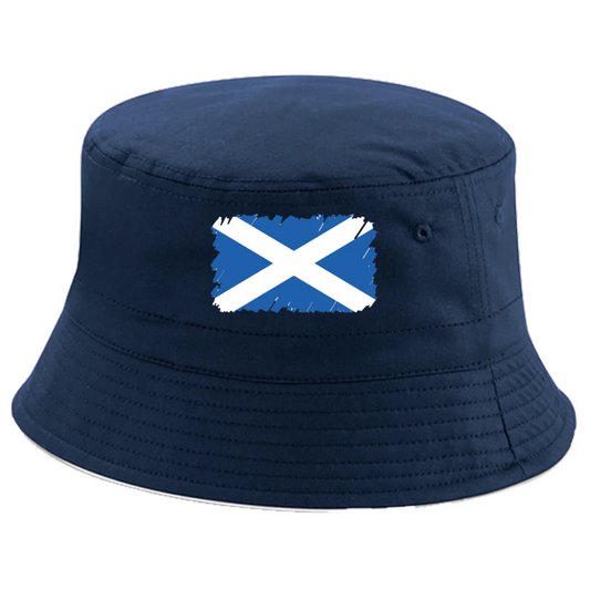 Adult Scottish Saltire Bucket Hat