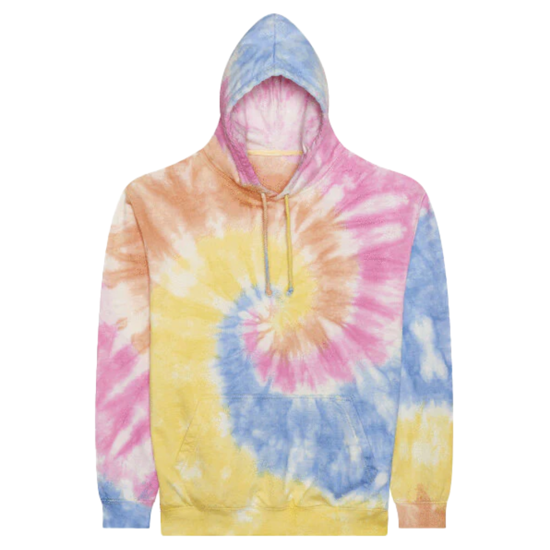 Tie Dye Pastel Swirl Hoodie