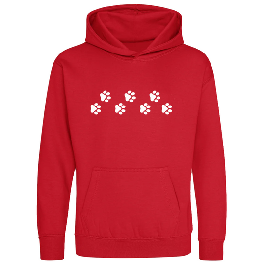 Kids Paw Prints Hoodie