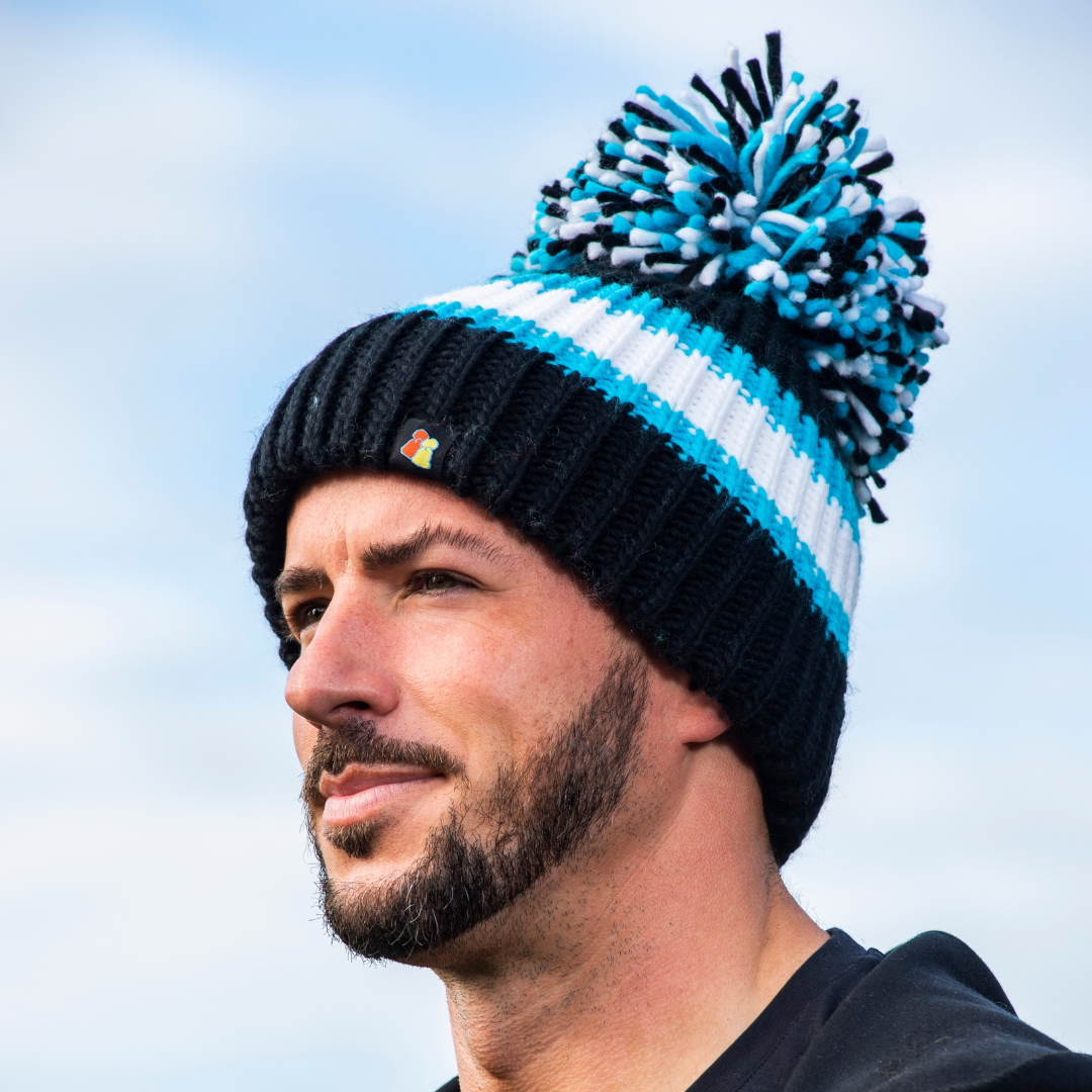 Black Eyed Freeze Black Bobble Hat Big Bobble Hats Big Bobble Hats Ltd