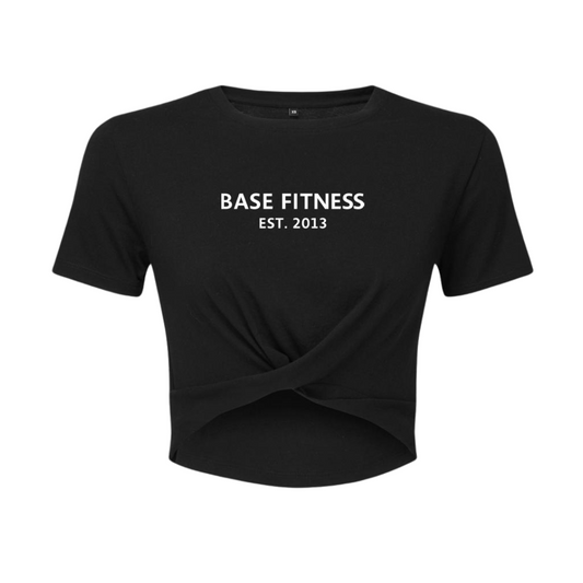 Base Fitness Women’s Twist Crop Top