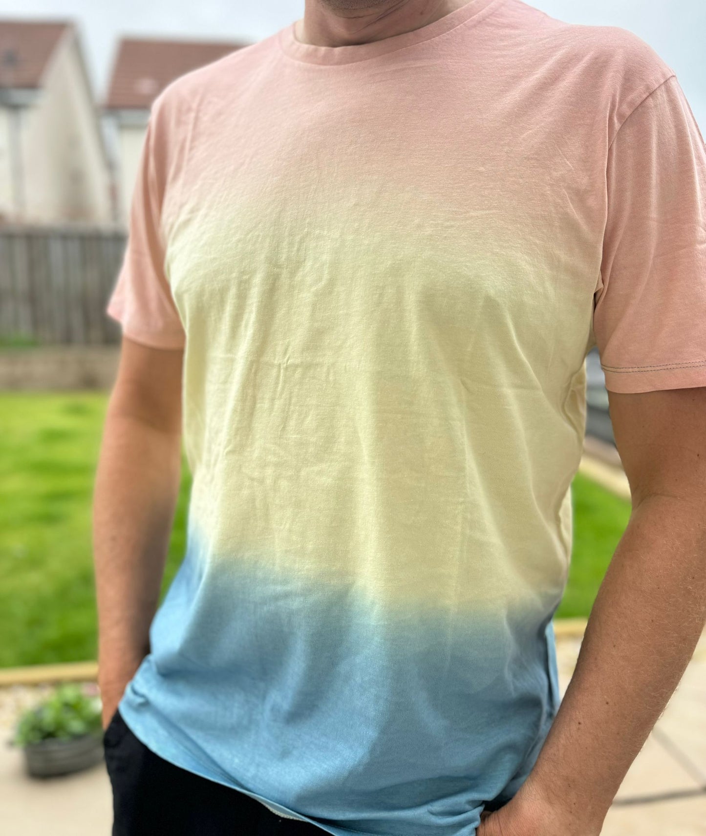 Tie Dye Pastel Sunset Dip T-Shirt