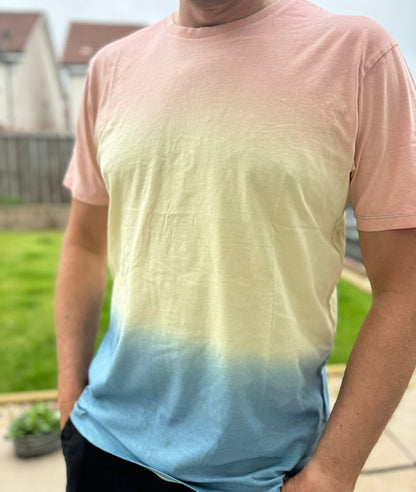 Tie Dye Pastel Sunset Dip T-Shirt